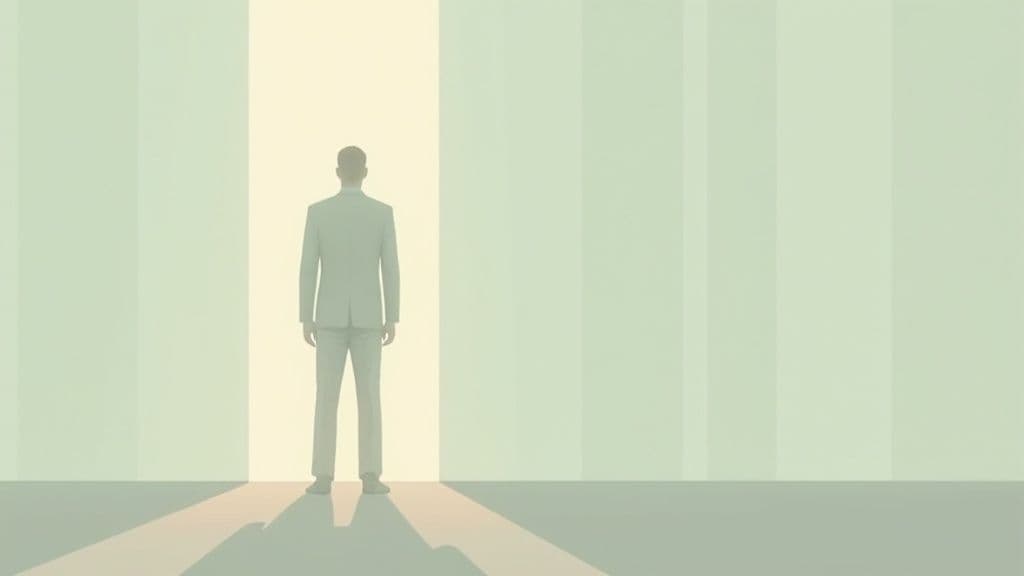 Person painting, reconnecting with joy