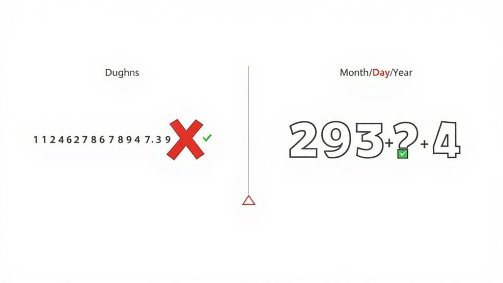 A magnifying glass hovering over a series of numbers, symbolizing a close check for errors.