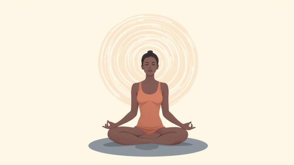 Meditation illustration
