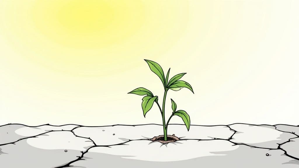 A person looking thoughtfully at an old, weathered world map.