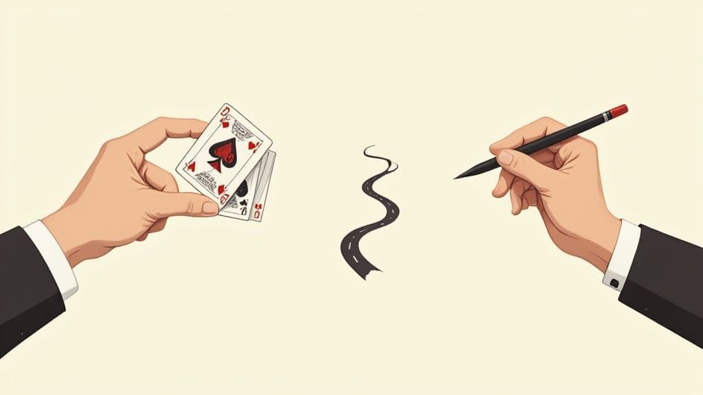 Path splitting in a forest