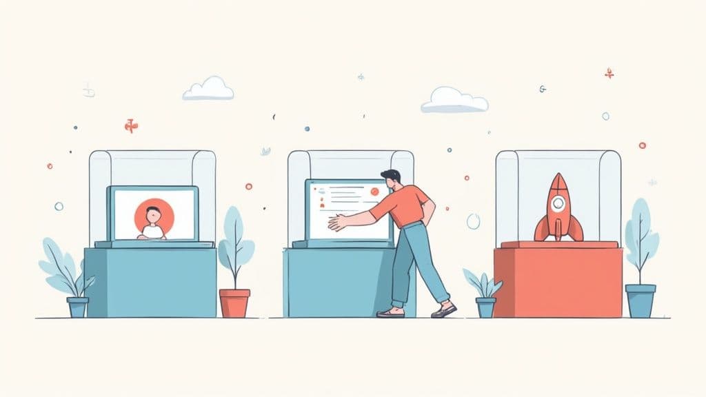 A person working on a laptop in a casual setting, gaining hands-on experience.