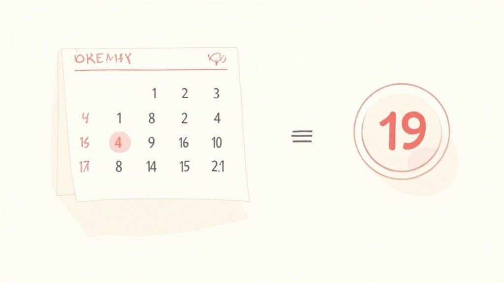 A person's hands holding a crystal, with celestial symbols in the background, representing a spiritual journey.