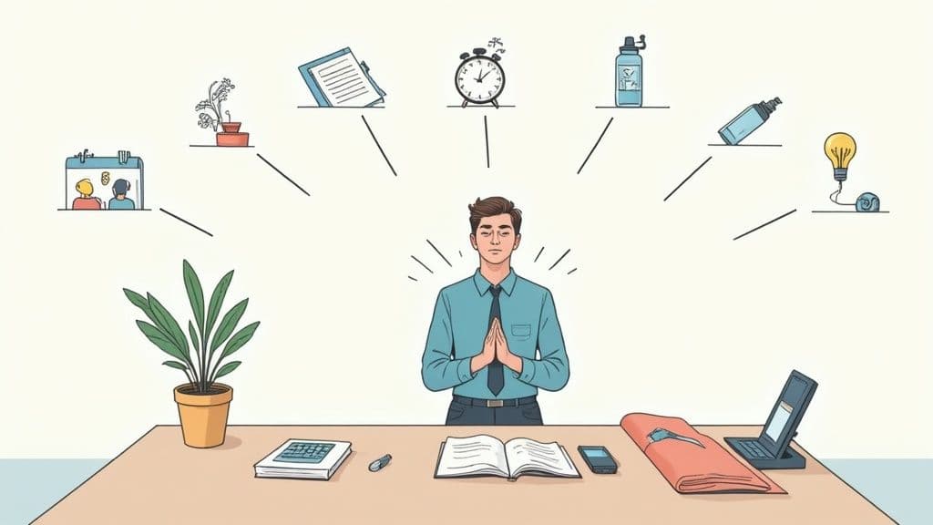 Cover Image for 10 Effective Workplace Stress Management Techniques for 2025