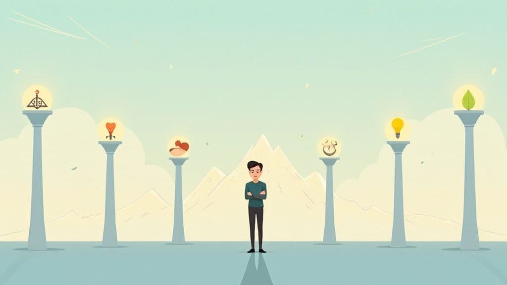 Cover Image for What Are Core Values Examples? 7 Pillars to Define Your Life