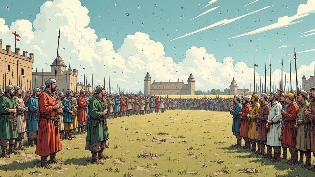 An old, weathered map with a compass, suggesting historical journeys and events.