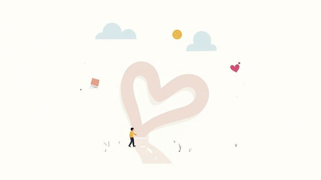 A person looking thoughtfully at a calendar with glowing numbers overlayed.