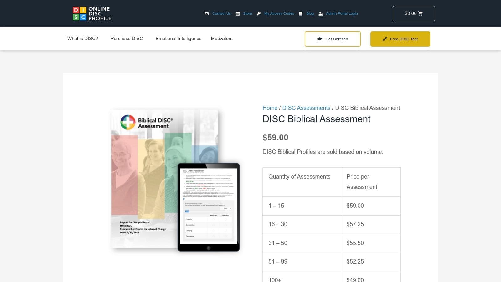 DISC Biblical Assessment