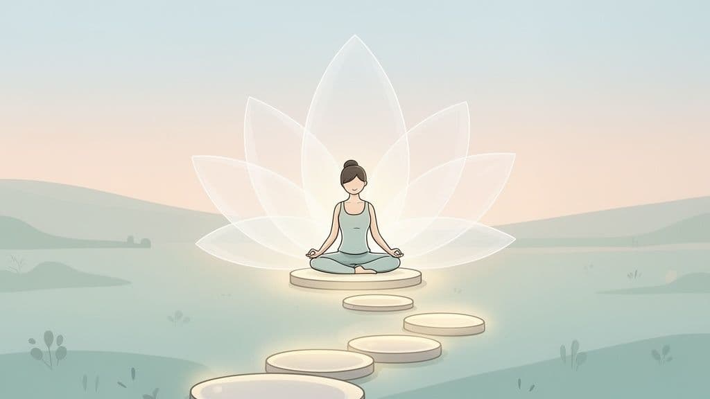 Image de couverture pour Un chemin doux de retour à soi avec le yoga informé par les traumatismes