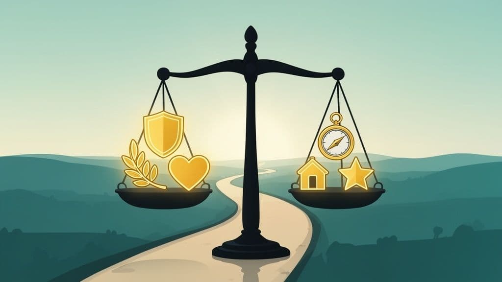 Cover Image for Virtues Vs Values: Unlocking The Path To A Purposeful Life