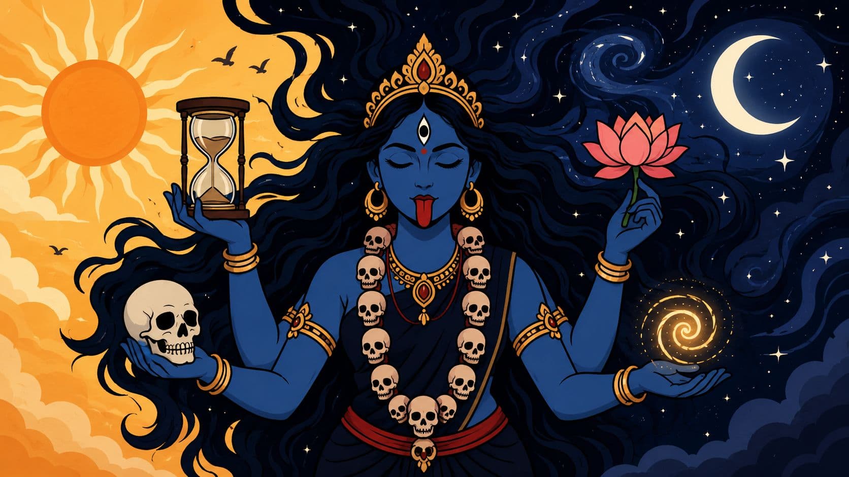 Cover Image for What Does Kali Mean? Goddess of Time & Change