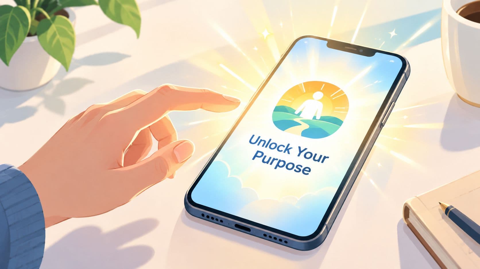 Screenshot from lifepurposeapp.com