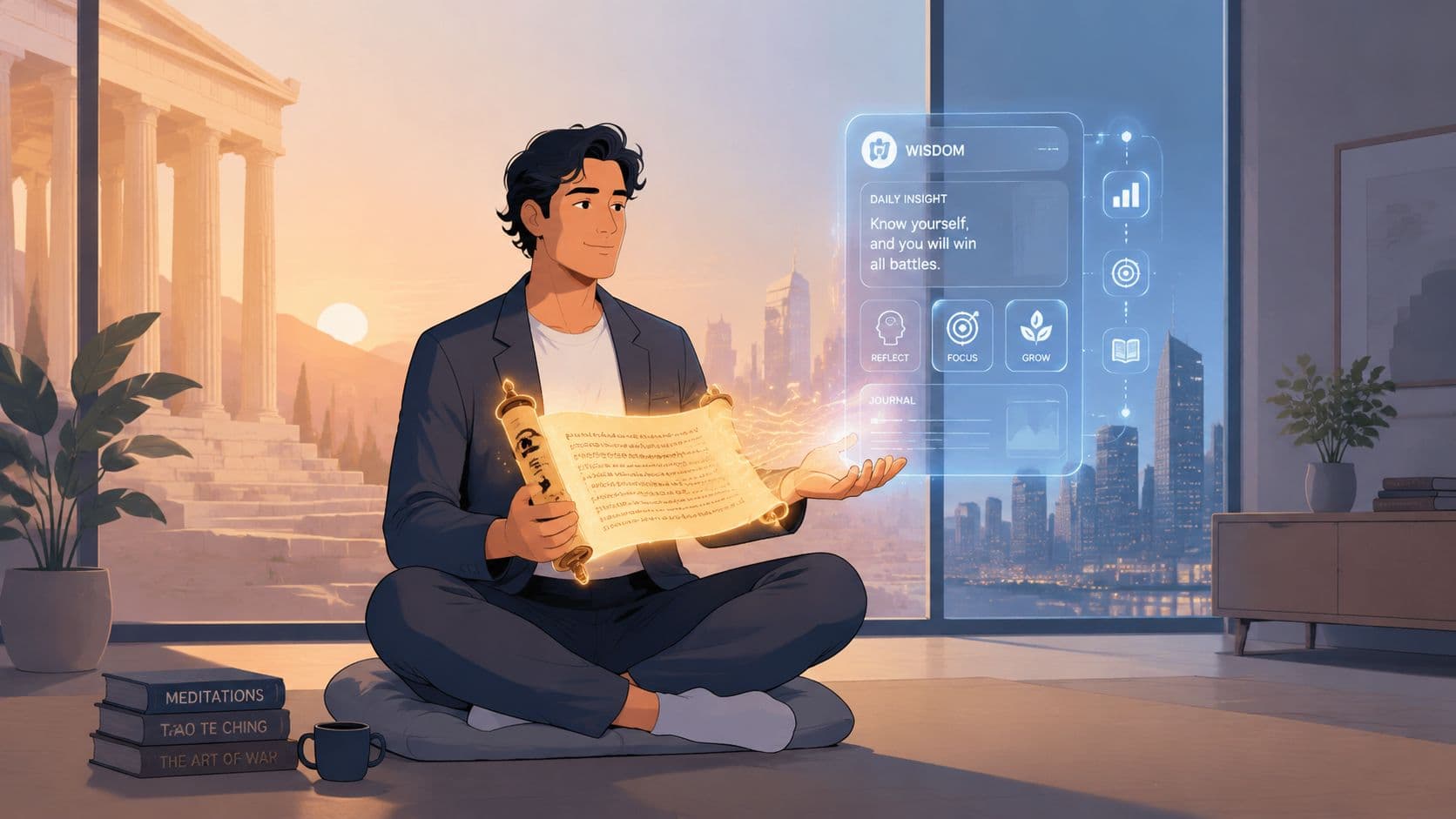 Cover Image for Ancient Wisdom in Modern Times: A Practical Guide