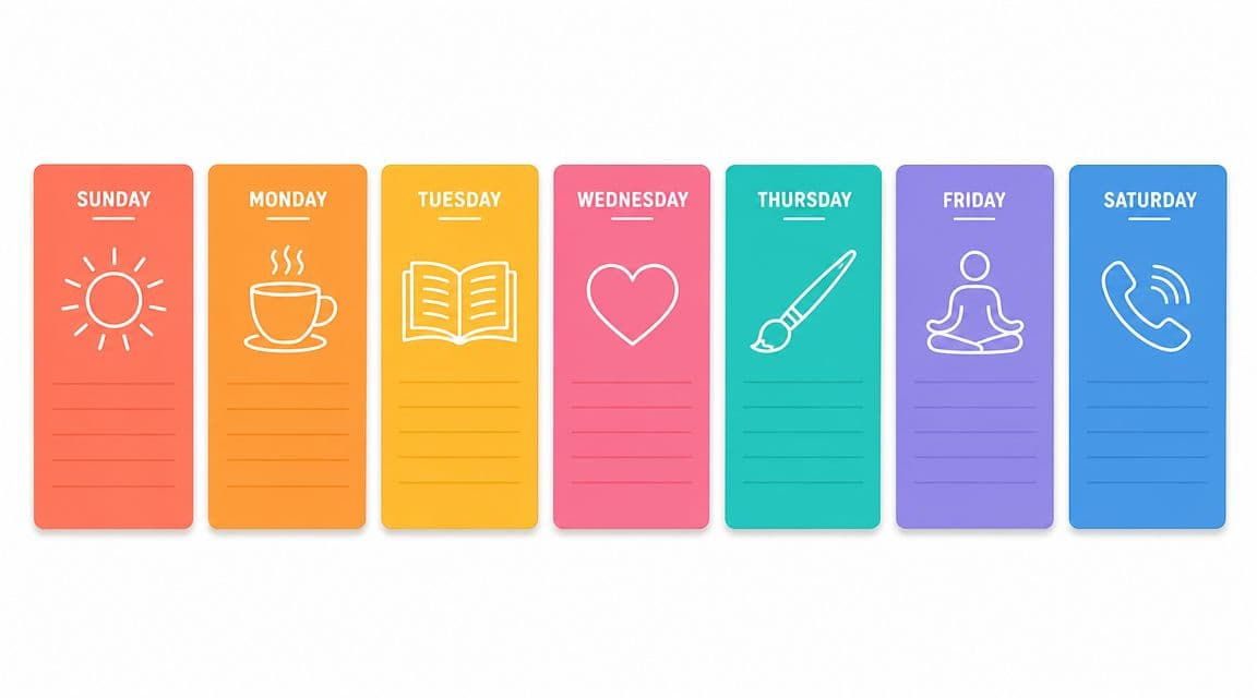 Cover Image for Colors for Days of the Week: Your 7-Day Guide