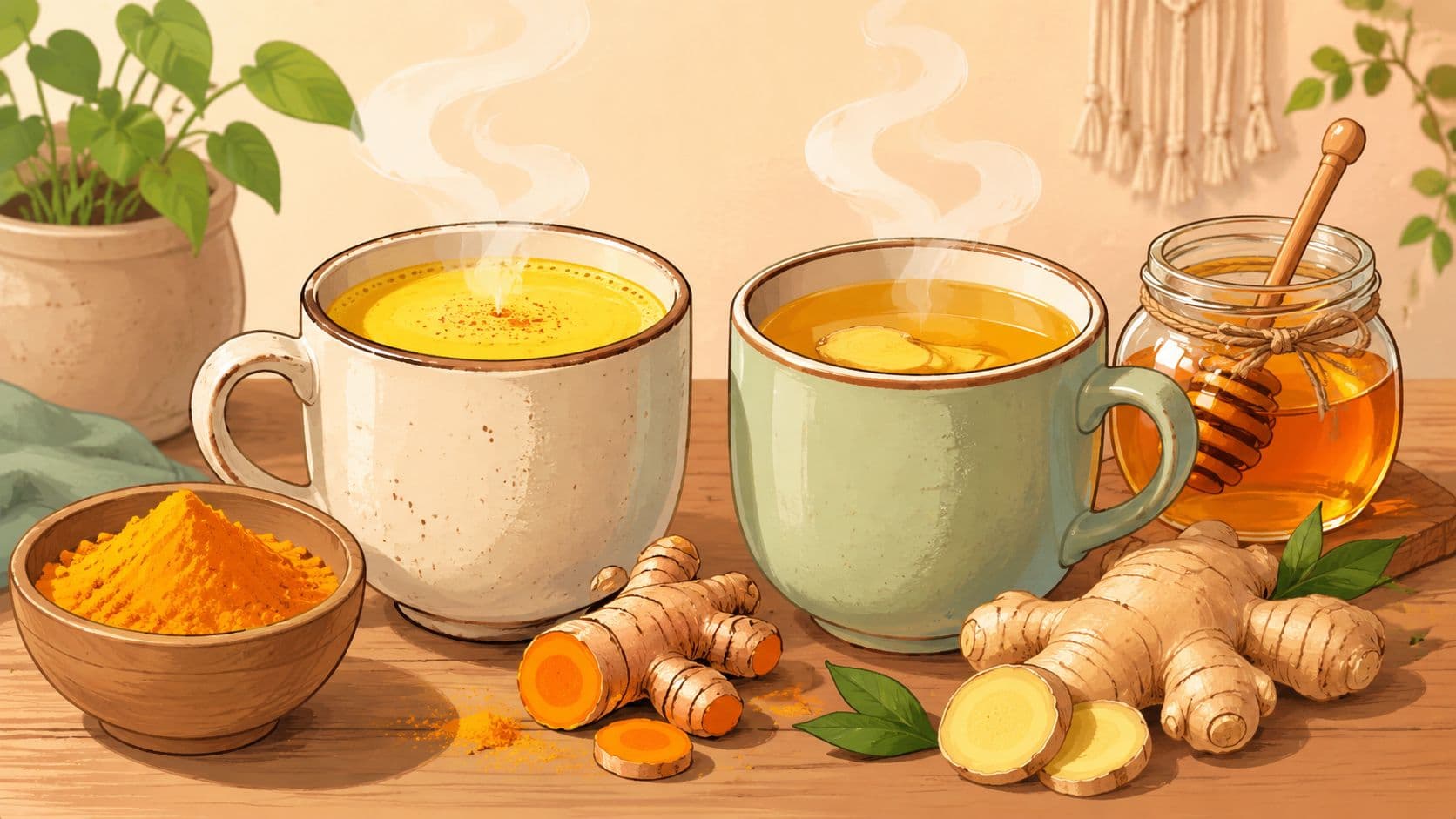 Cover Image for Turmeric for Sore Throat: 3 Soothing Home Remedies
