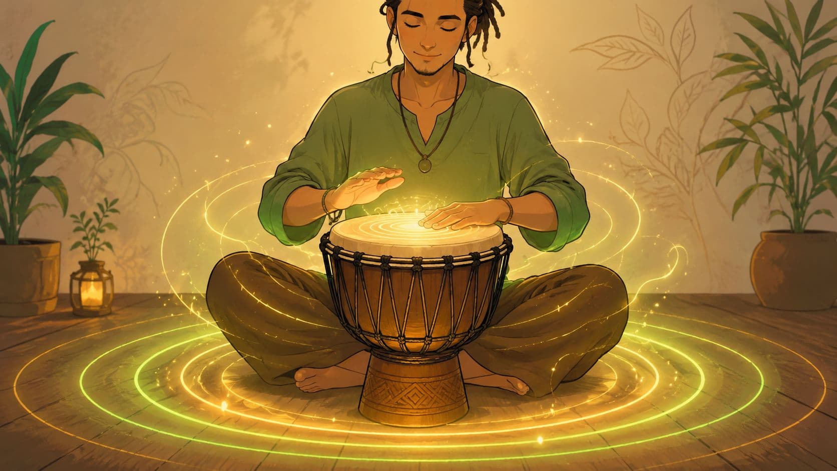 Cover Image for Drumming for Healing: A Guide to Rhythmic Wellness