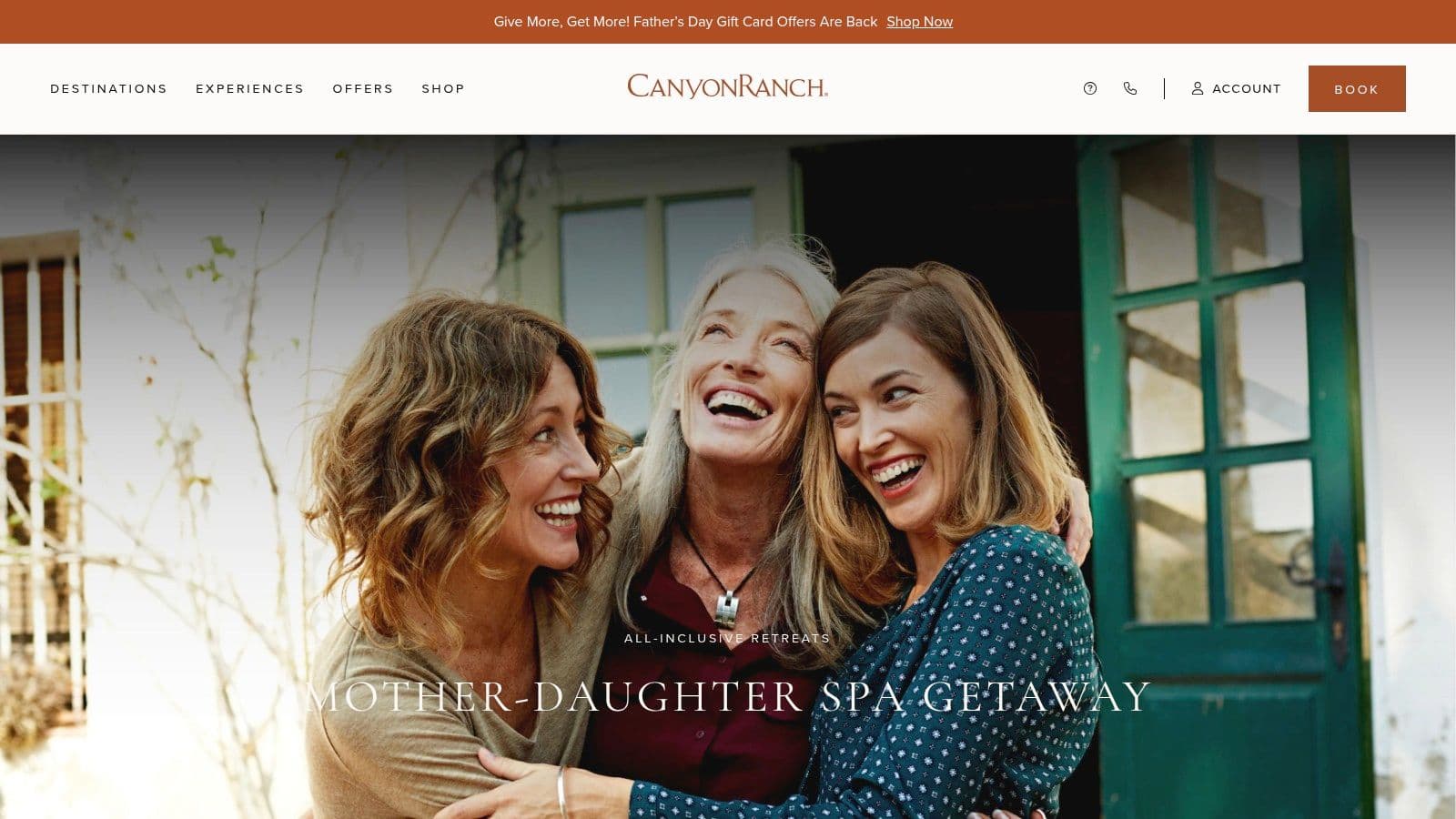 Canyon Ranch, Mother–Daughter Spa Getaway