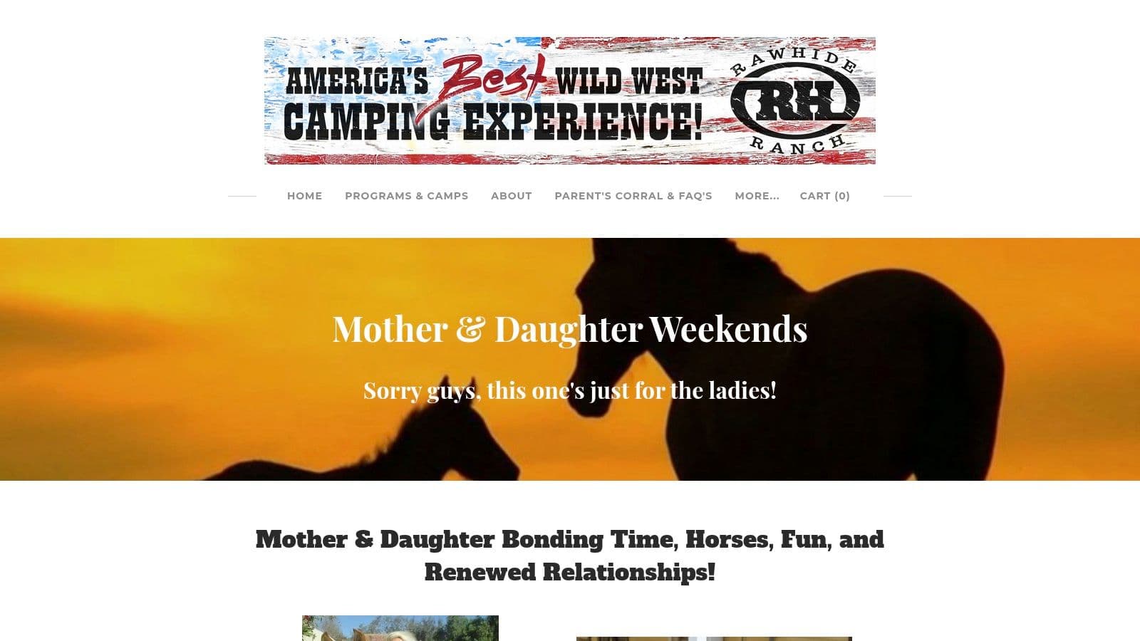 Rawhide Ranch, Mother & Daughter Weekend